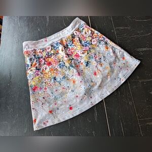 Acegolfs Women's XS Floral Mini Golf Skort Country Club Old Money Athleisure